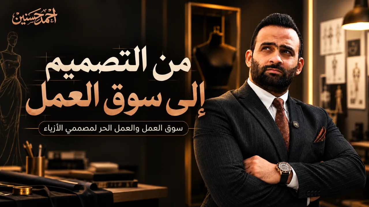 سوق العمل والعمل الحر لمصممي الأزياء | أحمد حسنين